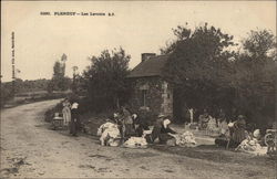 Les Lavoirs - Washer Women Postcard