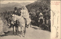 Un Mariage a la Montagne Postcard