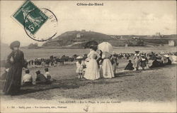 VAL-ANDRE - Sur la Plage, le jour des Crouses - Côtes-du-Nord Postcard