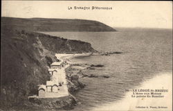 L'Anse aux Moines et La Pointe du Roselier Le Legue-St-Brieuc, France Postcard Postcard