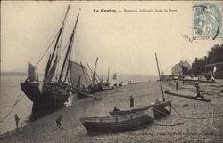 Boats in the Harbor Postcard