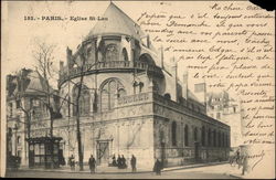 Eglise St-Leu Paris, France Postcard Postcard