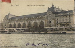 La Nouvelle Gare d'Orleans Postcard