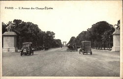 L'Avenue des Champs-Elysees Postcard