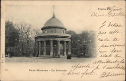 Parc Monceau - La Rotonde Paris, France Postcard Postcard