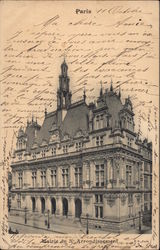 Mairie du Xe Arrondissement Paris, France Postcard Postcard