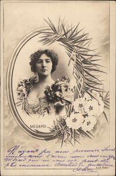 Megard - French Actress Actresses Postcard Postcard