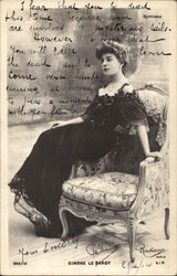 Simone le Bargy - French Actress Actresses Postcard Postcard