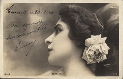 Carmen Deraisy - French Actress Actresses Postcard Postcard