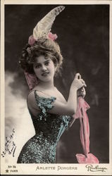 Arlette Dorgere - French Stage Actress Actresses Postcard Postcard