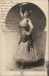 La Tortajada - Consuelo Tortajada - Spanish dancer Theatre Postcard Postcard