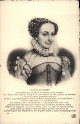 Jeanne d'Albret Postcard