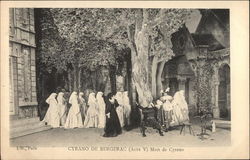 CYRANO DE BERGERAC (Acte V) Mort de Cyrano Paris, France Postcard Postcard