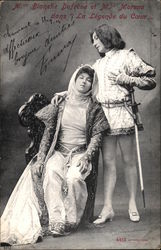 Mme Blanche Dufrene et Mlle. Moreno dans "La Legende du Coeur" Postcard