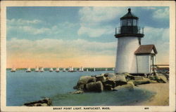 Brant Point Light Postcard