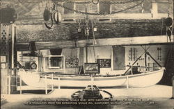 Interior Whaling Museum Postcard