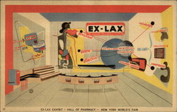 Ex-Lax Exhibit - Hall of Pharmacy New York, NY Postcard Postcard