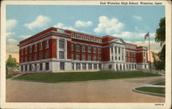 East Waterloo High School Iowa Postcard Postcard