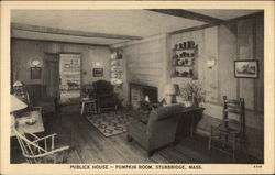 Publick House-Pumpkin Room Sturbridge, MA Postcard Postcard