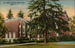 Jervis Library Association Rome, NY Postcard Postcard