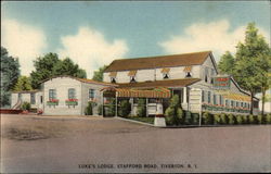 Luke's Lodge on Stafford Road Postcard