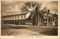 Ye Old Yorktown Hotel, 1725 Virginia Postcard Postcard