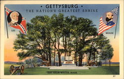 Gettysburg, The Nation's Greatest Shrine - The High Water Mark Postcard