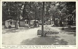 Silver Spring Cabins Bel Air, MD Postcard Postcard