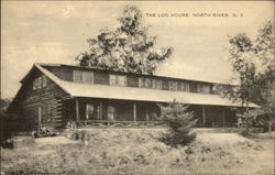 The Log House North River, NY Postcard Postcard