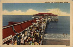 View of the Pier and Casino Postcard