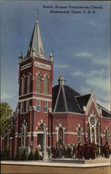 Austin Avenue Presbyterian Church Postcard