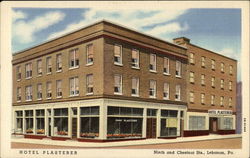 Hotel Plasterer Lebanon, PA Postcard Postcard