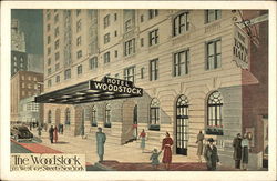 The Woodstock, 127 West 43rd Street Postcard