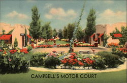 Campbell's Motor Court Postcard