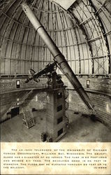 University of Chicago Yerkes Observatory Postcard