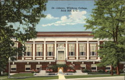 Library, Winthrop College Rock Hill, SC Postcard Postcard