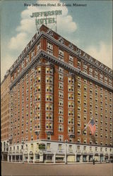 New Jefferson Hotel St. Louis, MO Postcard Postcard