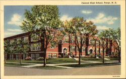 Central High School Postcard