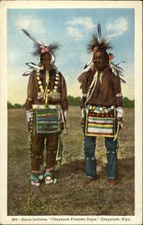 Sioux Indians, "Cheyenne Frontier Days" Wyoming Postcard Postcard