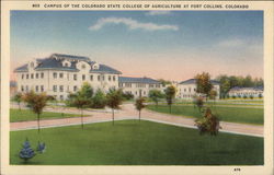 Campus of the Colorado State College of Agriculture Fort Collins, CO Postcard Postcard