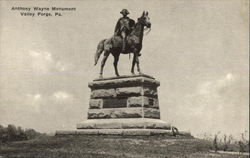 Anthony Wayne Monument Valley Forge, PA Postcard Postcard