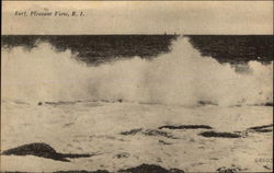 Surf, Pleasant View Westerly, RI Postcard Postcard