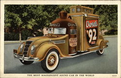 Oertel's Brewing - The Most Magnificent Sound Car in the World Postcard