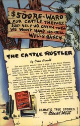 The Cattle Rustler Postcard