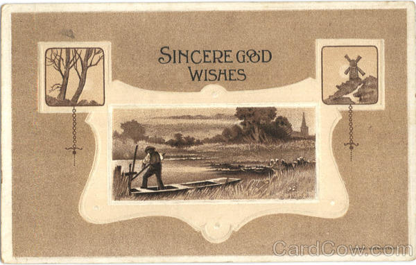 Sincere Good Wishes Windmills