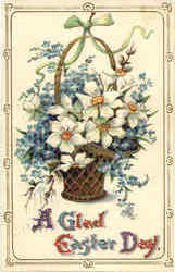 A Glad Easter Day Postcard