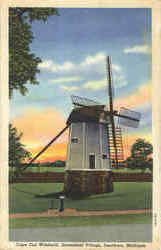 Cape Cod Windmill, Greenfield Village Postcard