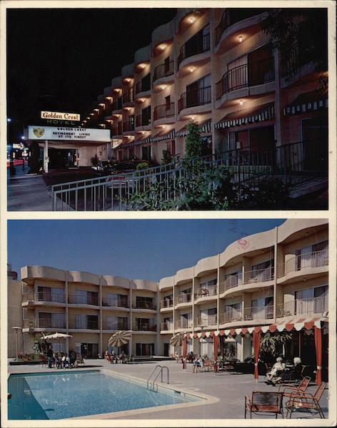 card golden print 5 Golden Hotel Retirement CA Hollywood, Crest