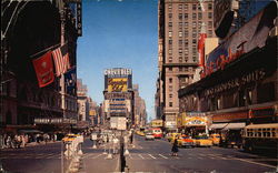 Times Square Large Format Postcard