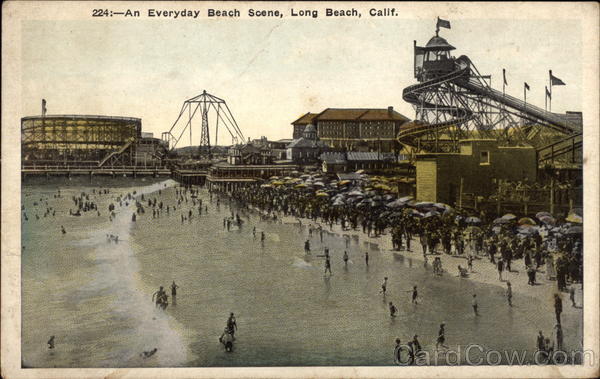 An Everyday Beach Scene Long Beach, CA